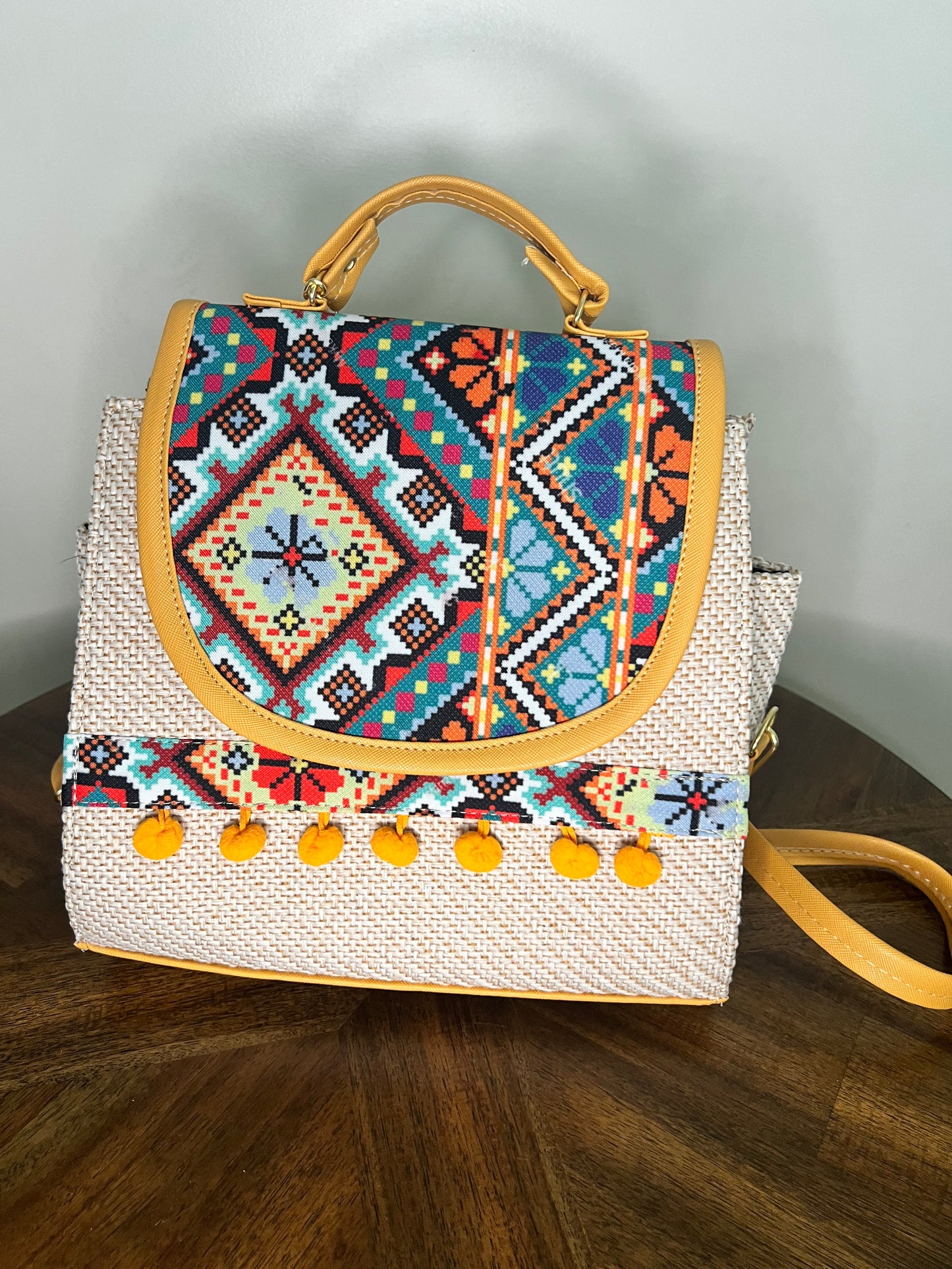 Mexican yellow Handbag