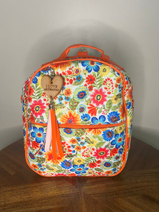 Floral backpack